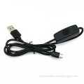 USB Switch Power Cable For LED Desk Lamp